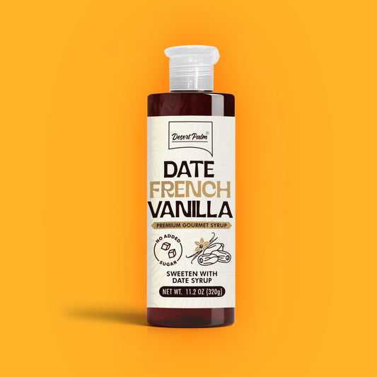 Date French Vanilla Coffee Syrup