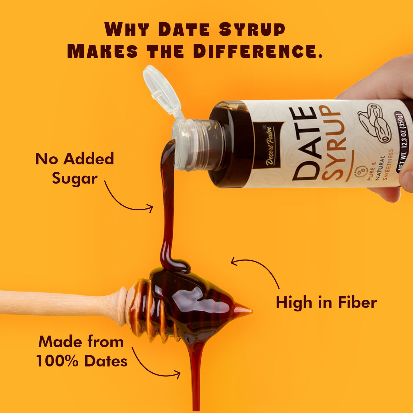 Certified Organic Date Syrup (Pack of 3)