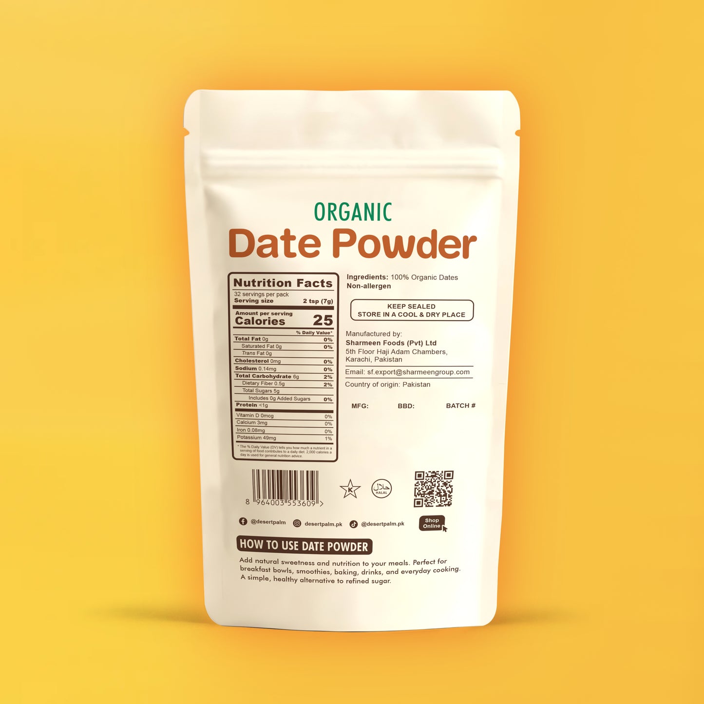 Organic Date Syrup + Date Powder Combo