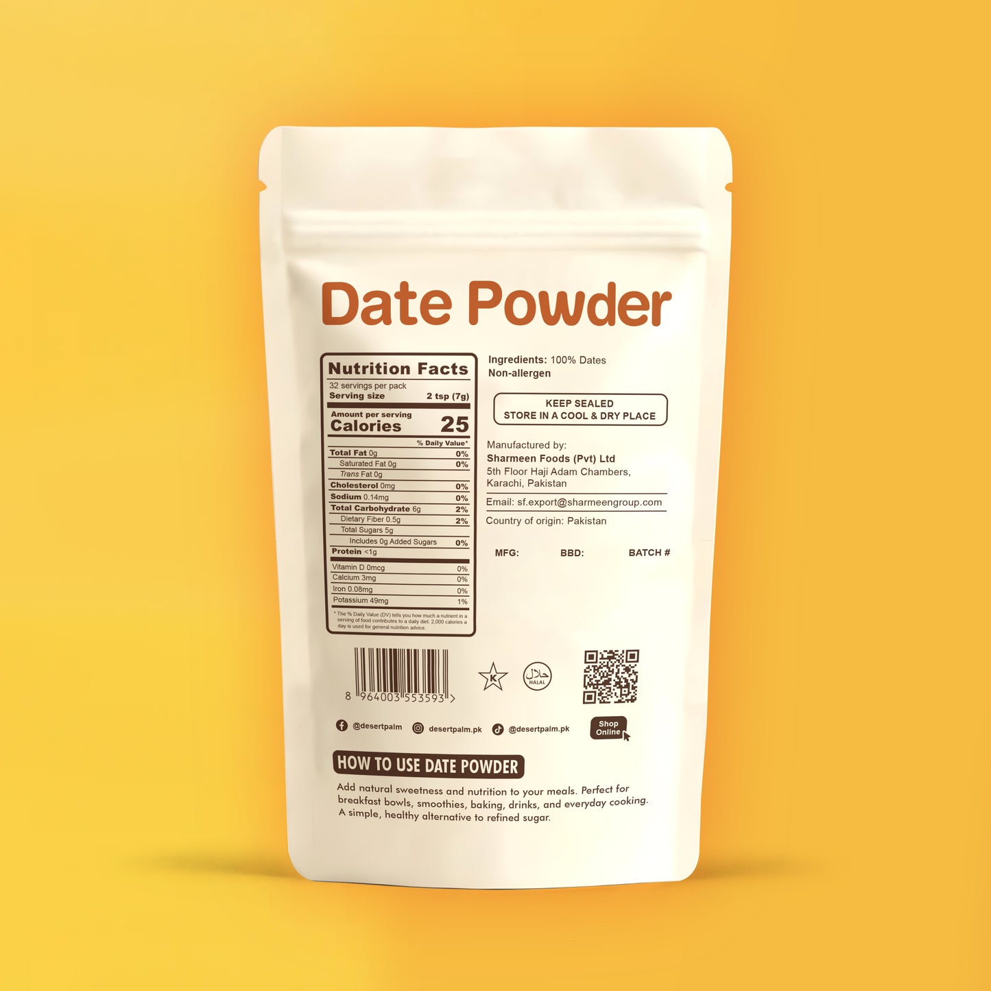 Date Powder – Pack of 2 | Natural Sweetener