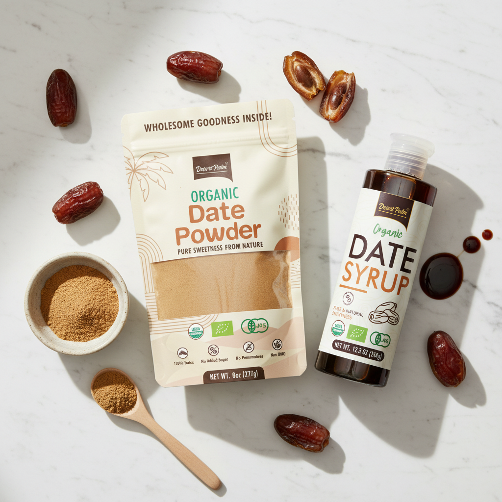 Organic Date Syrup + Date Powder Combo